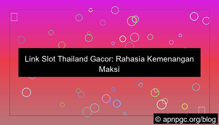 grafik link slot thailand gacor