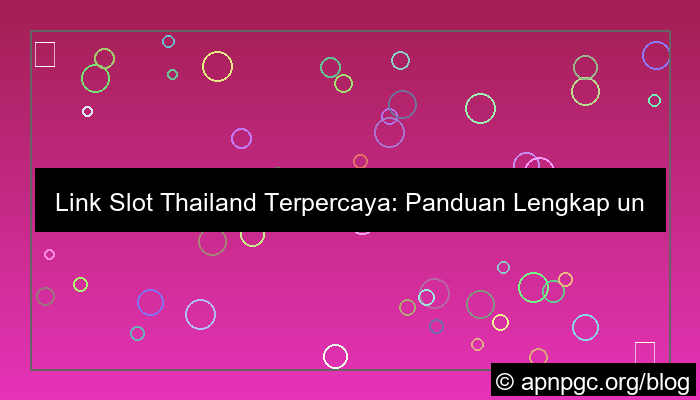 gambar link slot thailand