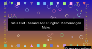 grafik situs slot thailand anti rungkad
