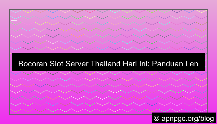 slot server thailand hari ini