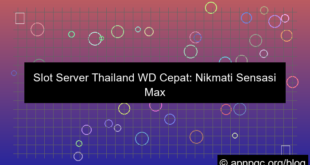 slot server thailand wd cepat
