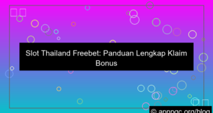slot thailand freebet