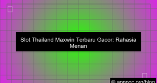 slot thailand maxwin terbaru gacor