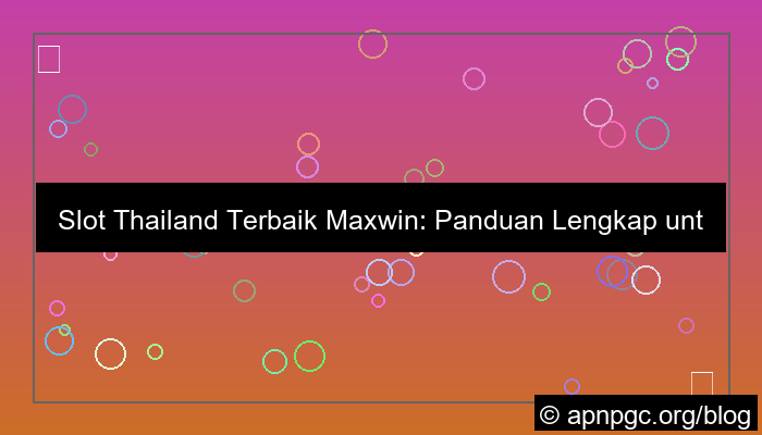 visual slot thailand terbaik maxwin