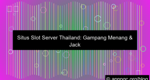 situs slot server thailand gampang menang