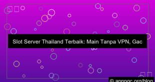 slot server thailand terbaik tanpa vpn