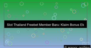 slot thailand freebet member baru