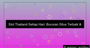 slot thailand setiap hari